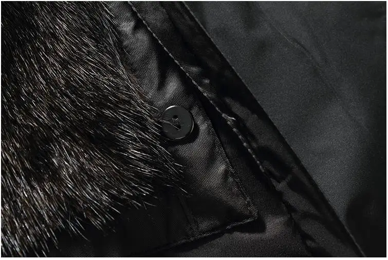 Норковая Меховая подстежка, мужские куртки с воротником из меха норки, мужские Куртки из натуральной кожи Nick Gar, Мужская одежда, норковая подстежка
