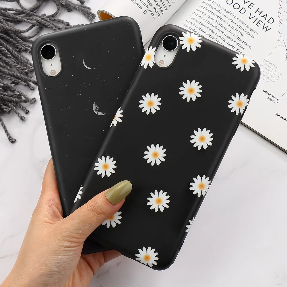Floral Soft TPU Silicone Case for IPhone SE2 11 12 Pro Max X XR XS 8 7 6 6S Plus Phone Back Shockproof Flower Moon Cover Coque Floral Soft TPU Silicone Case for IPhone SE2 11 12 Pro Max X XR XS 8 7 6 6S Plus Phone Back Shockproof Flower Moon Cover Coque