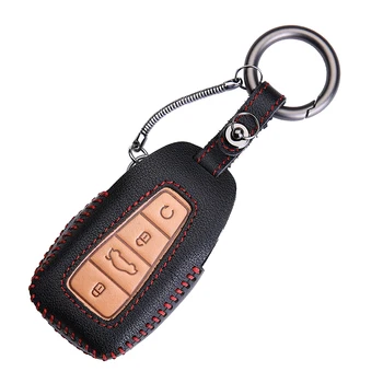 

Top layer leather+Metal buckle for Geely Atlas Boyue NL3 EX7 Emgrand X7 EmgrarandX7 SUV GT GC9 Borui SUV GT car accessories new