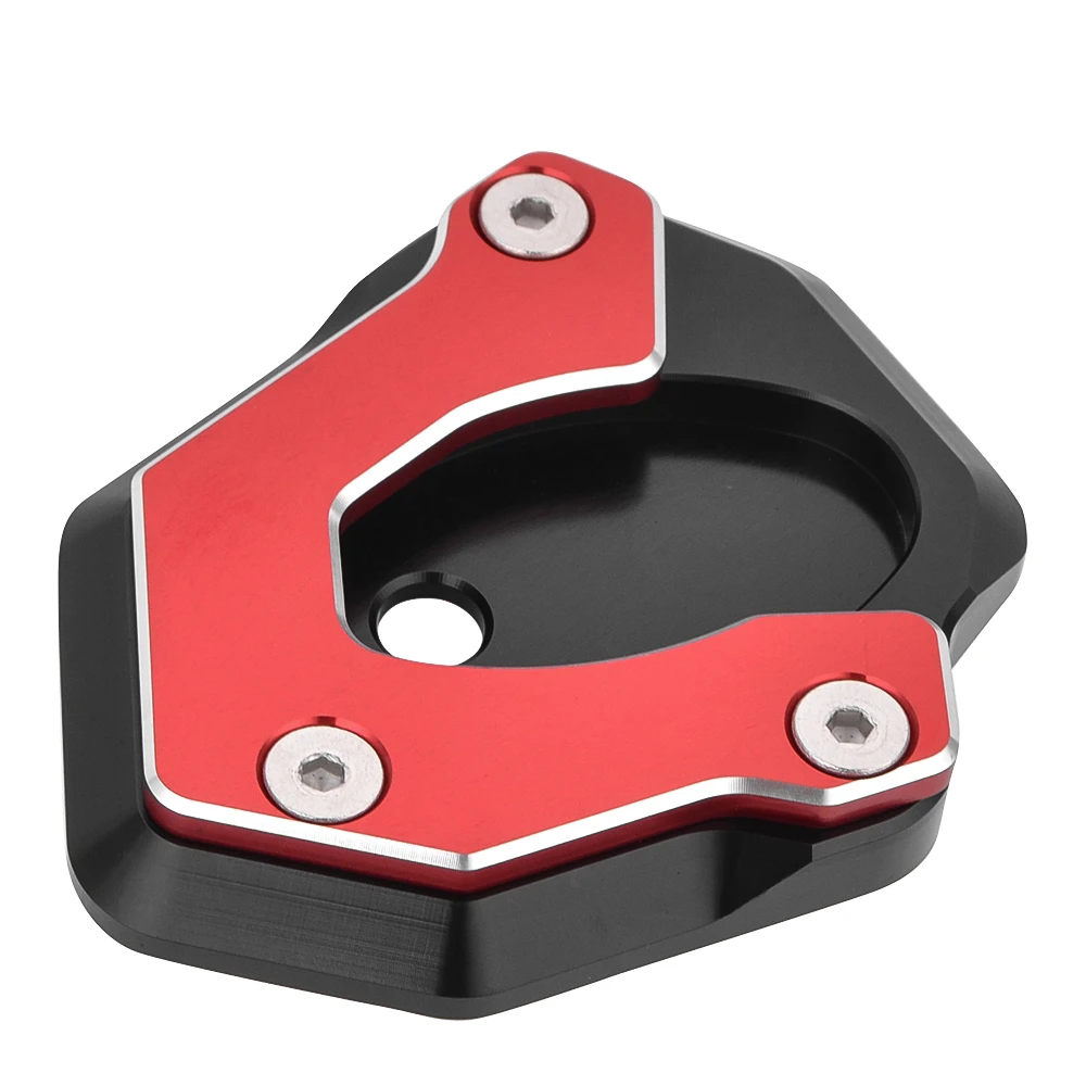 Подножка с боковой подставкой, подставка с увеличенной поддержкой для ER65N ER 65N ER 65 N ER6F ER65 N ER 6F ER 6 F 2012 2013 - Цвет: Red Kick stand