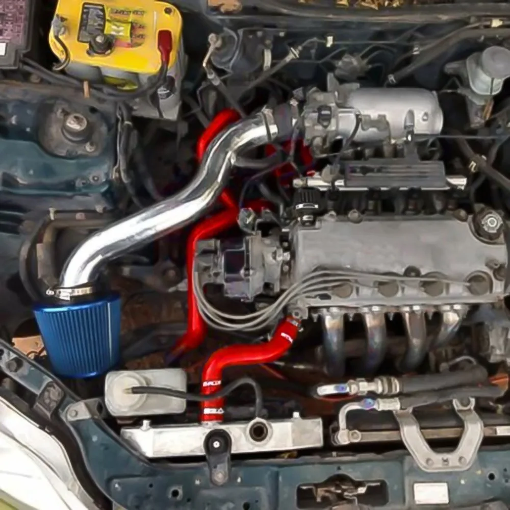 Автомобильная силиконовая водопроводная труба 9 шт. для Honda Civic универсальный силиконовый шланг кремниевые трубки автомобильные аксессуары