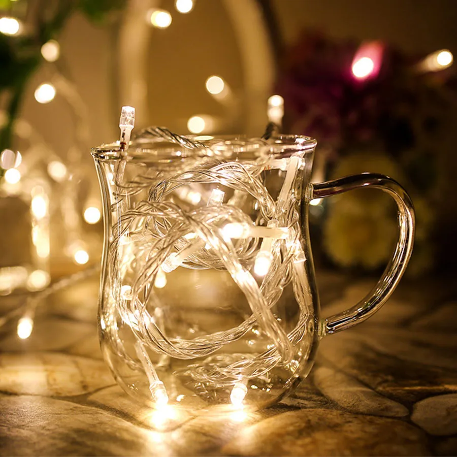 220 В EU 5 м 50 светодиодная гирлянда светильник s Рождественская елка свадебное