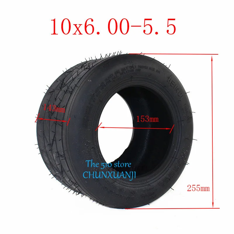 

10x6.00-5.5 small Harley motorcycle tubeless tires 5.5 inch electric vehicle wheel motor special vacuum tyres