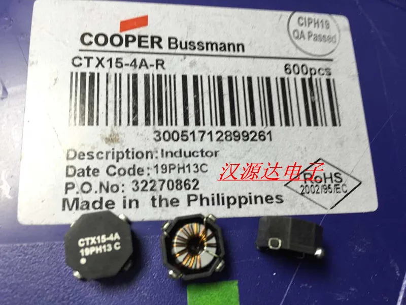 10 шт./лот CTX15-4A-R 15UH 1.94A SMD 1:1 трансформатор двухпроводная группа связанная