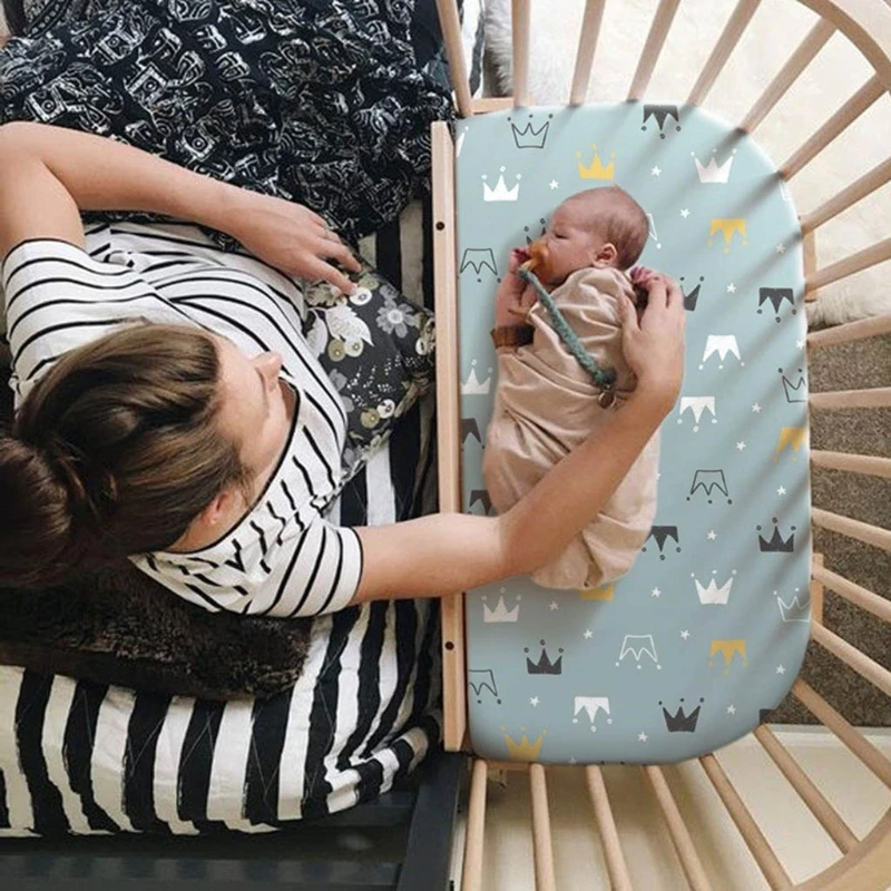 Фото Простыня для детской кроватки супермягкая с принтом 32 28x16 14 дюйма | Мать и ребенок