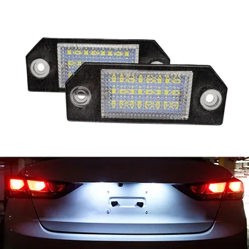 

Car License Plate Lights 12V LED Number Lamps Plate Light Tail Light For Ford Focus C-MAX 03-08 MK2