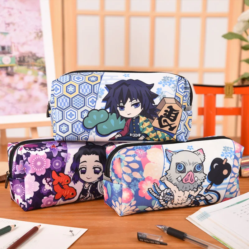 Японское аниме Demon Slayer: Kimetsu no Yaiba Kamado Nezuko Студенческая сумка для косплея пенал