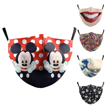 

1pcs New Washable Face Mask For Woman Man Anti-dust Mouth Face Mask Cycling Adult Reusable Anti-fog Children Mask