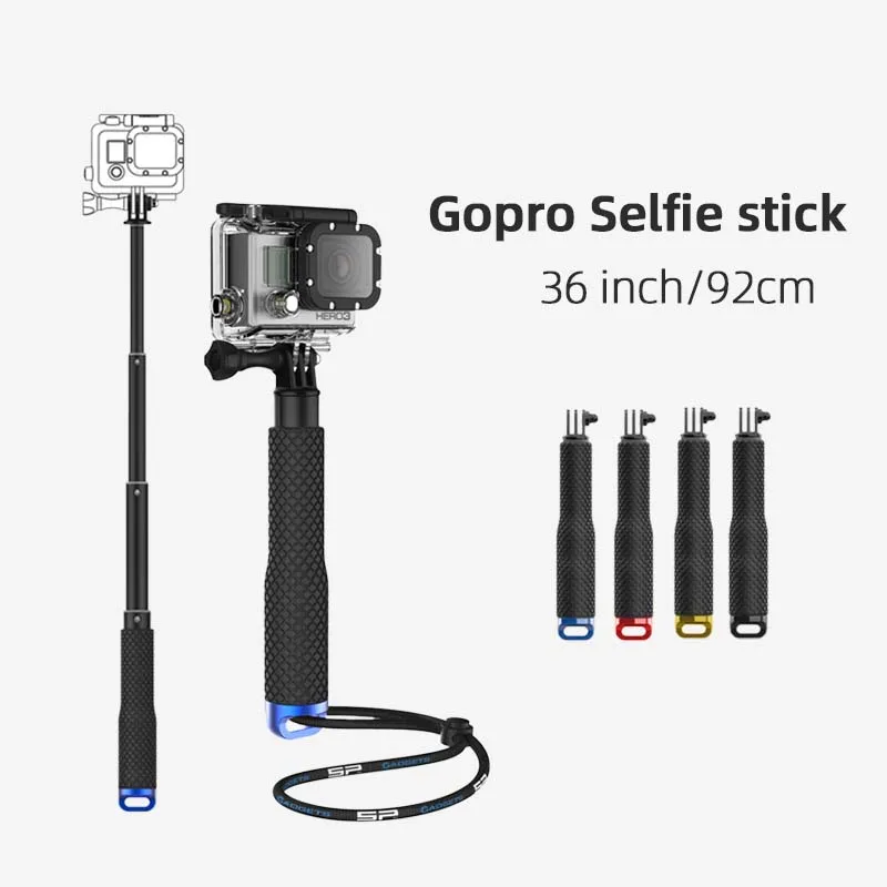 Портативный монопод для селфи экшн Камеры GoPro Hero 7 6 5 4 Xiaomi Yi 4K Sjcam Sj4000 Eken