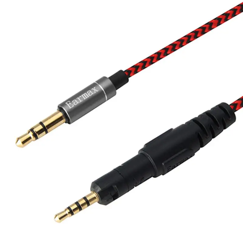 Замена аудио нейлон тканый кабель провода шнур для аудио-техника ATH-M50x M40x M70x M60x наушники гарнитуры 95AF