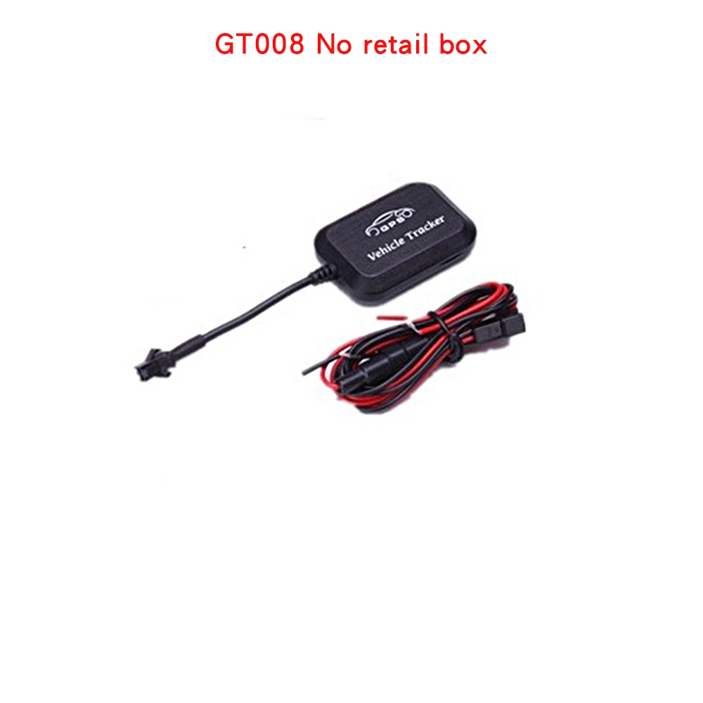 Gps системы слежения gps gsm gprs Автомобильный трекер GT008 в реальном времени gps устройства слежения с бесплатным онлайн программным обеспечением gps устройство слежения - Цвет: No box no relay