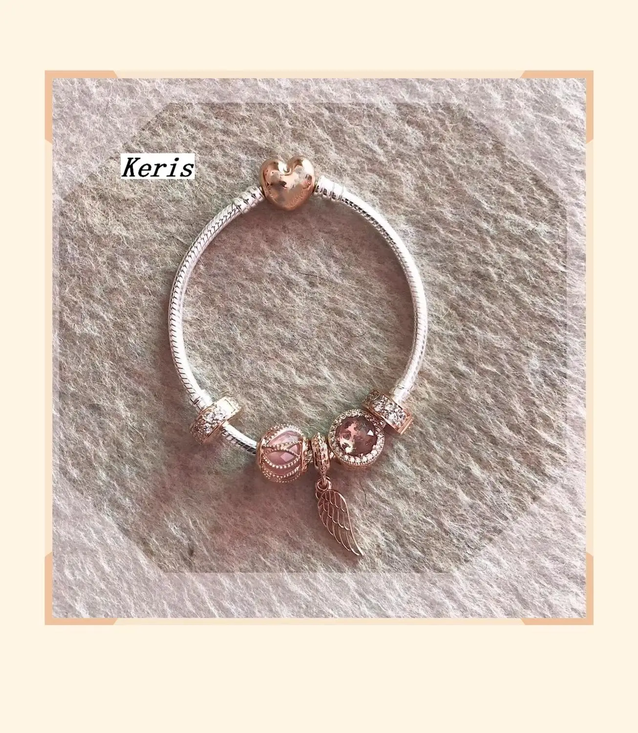 

High Quality 1:1 100%925 Pure Silver New Angel Wings Cat Eye Bracelet With Free Delivery Preferred Gift