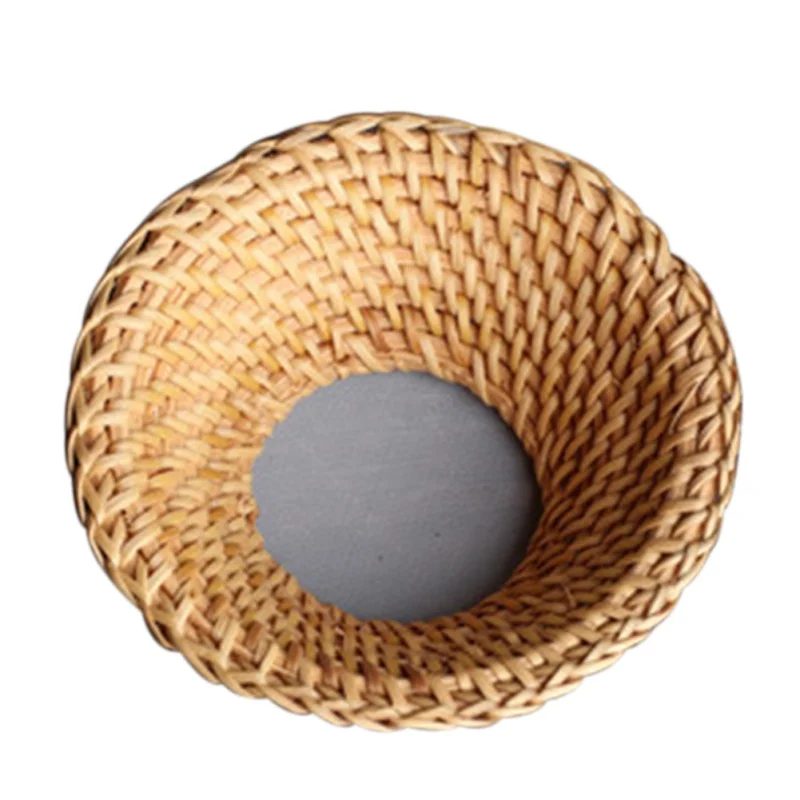 Tea Ceremony Accessories Japan Teaism Bamboo Rattan Gourd Shaped Tea Leaves Funnel Strainers for Table Decor