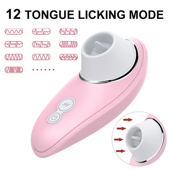 Soft Tongue Licking Vibrator G spot Clitoral Stimulator Mini Clit Sex Toys for Women Rechargeable Nipple Female Masturbator 2