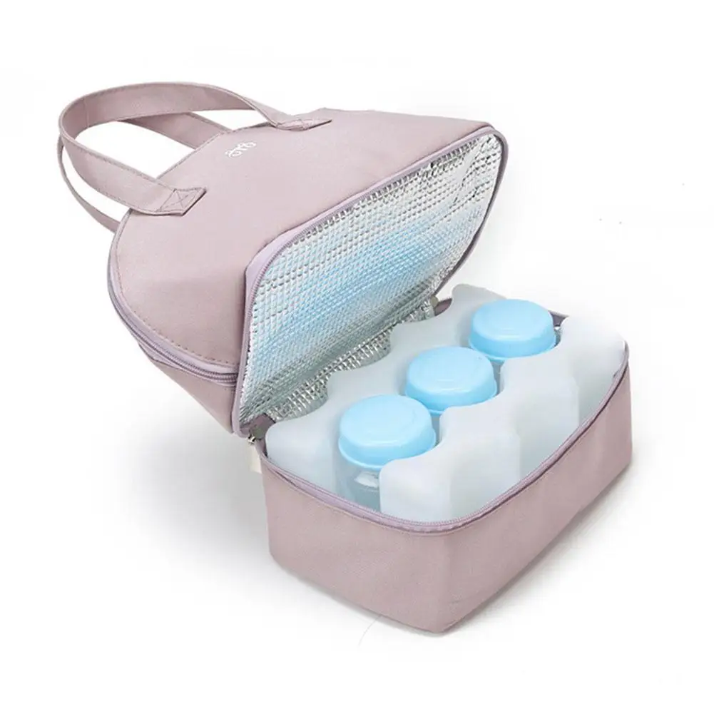 Insulation Bag Milk Storage Breast Pump Maternity Cooler Insulated Keeping Baby Bottle Layer Baby Bag Tote Food K4e7