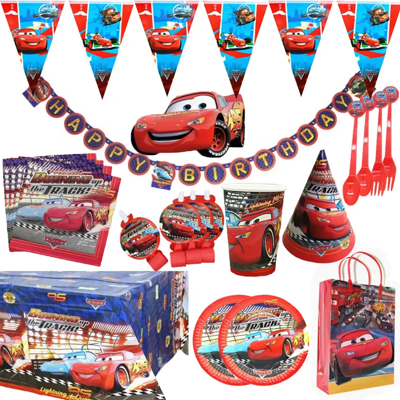 Disney Cars Birthday Party Decorations Kids Favor Lightning Mcqueen — free download