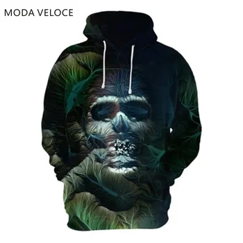 

MODAVELOCE Dead Valley Hoodie Polyester With Wool 3d Print Hoodies Men Winter Anime's 3d Sweatshirt Women