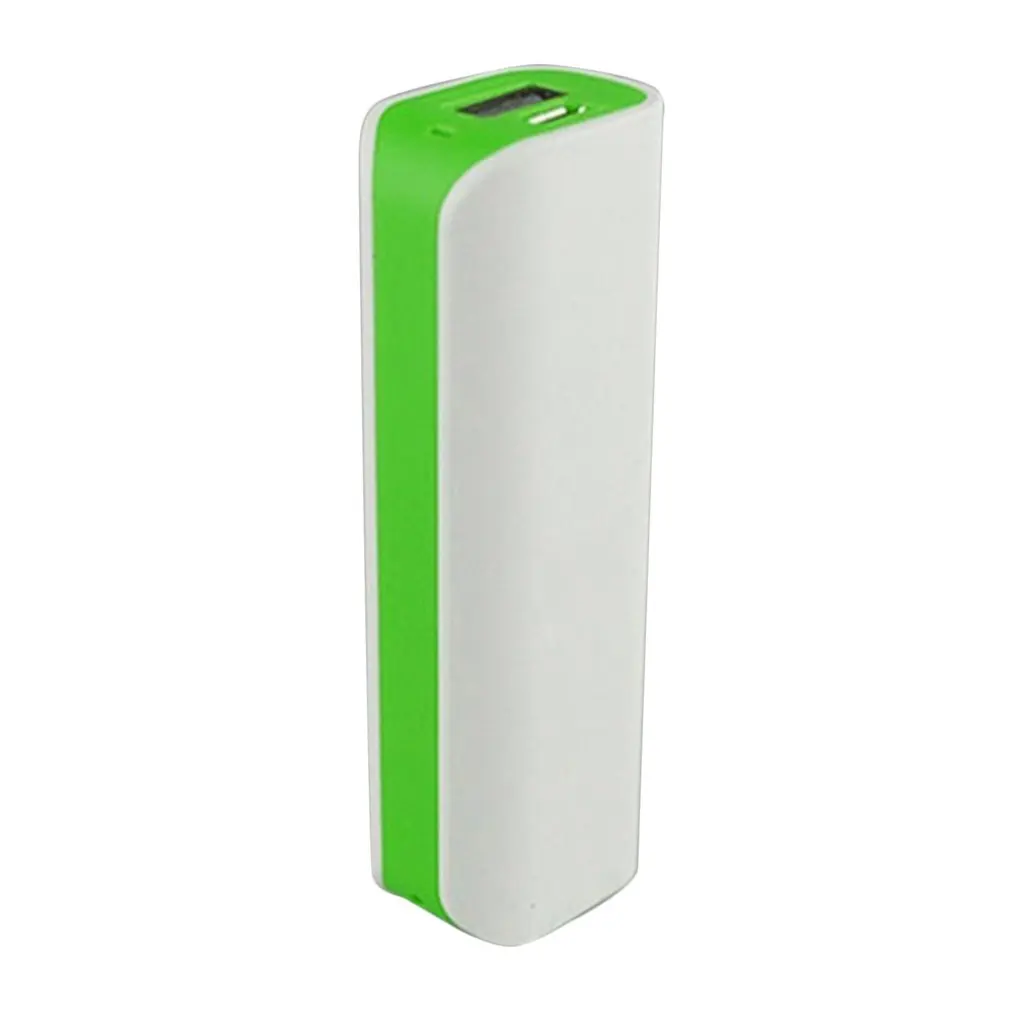 Green Внешний аккумулятор Оболочка Сварка usb порты power Bank чехол PCB зарядное устройство чехол DIY наборы мощность ed на 2600 мАч 18650 батарея(не входит в комплект - Цвет: Green