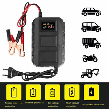 

Car Battery Lead Acid Charger Automobile Motorcycle 12V 20A with LCD Display