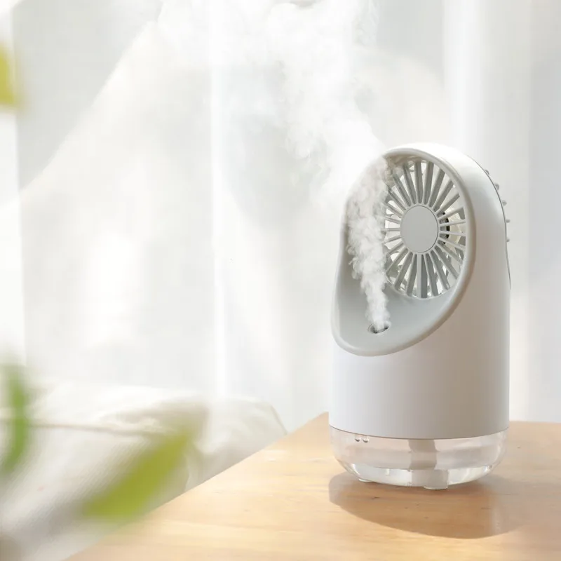 200ML Rechargeable Humidifier Fragrance Lamp Diffuser 2000 mAh Electric Household Ultrasonic Air Conditioning Fan | Климатическая