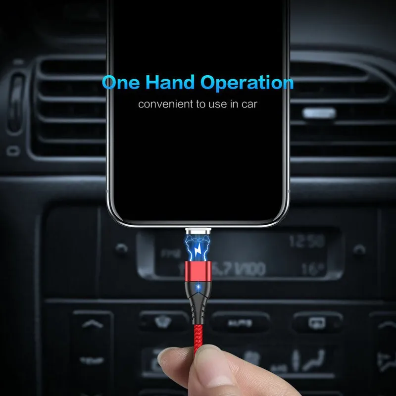 3 а быстрый Магнитный зарядный кабель type C IOS Micro USB быстрое зарядное устройство для