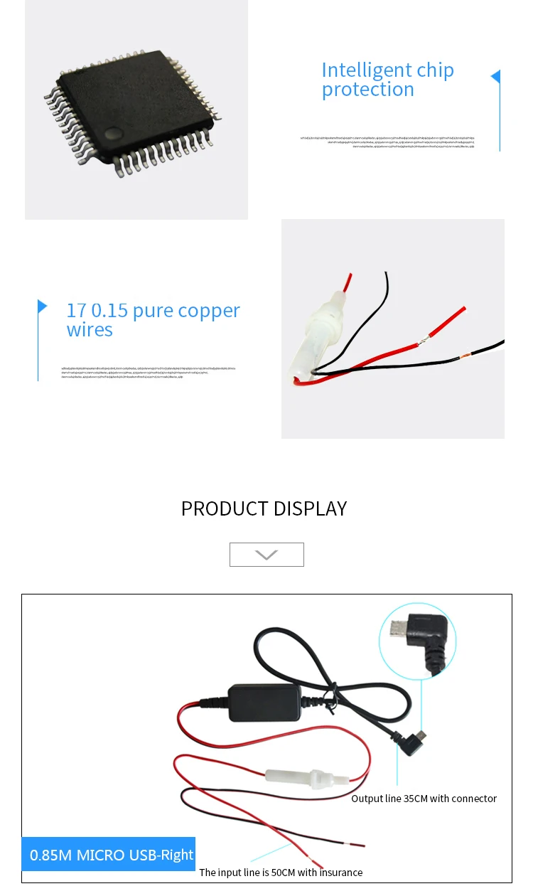 Микро-usb 12 В/24 В до 5 В 3A 15 Вт DC-DC модуль преобразователя питания для автомобиля понижающий выходной адаптер с низким нагревом и автоматической защитой