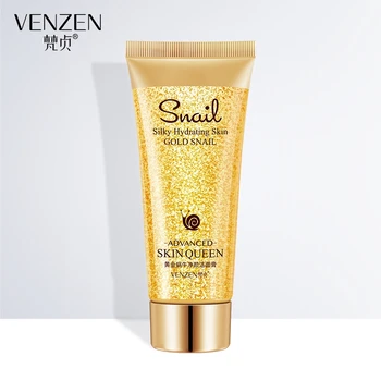 

VENZEN 24K Gold Snail Face Cleanser Tender Smooth Silky Hydrating Cleansing Cream