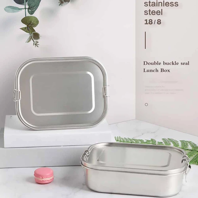 Lunch Boxes Thermos Adults  Stainless Steel Food Container - 1400ml Double  Layers - Aliexpress