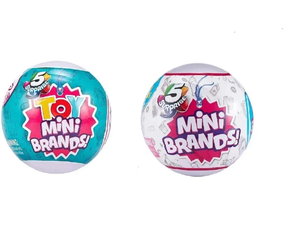 5 Surprise Mini Brands Collector's Brands  Collectible Toy balls Anime Figure mini food Box Toy Birthday Surprise Kid Gift 5