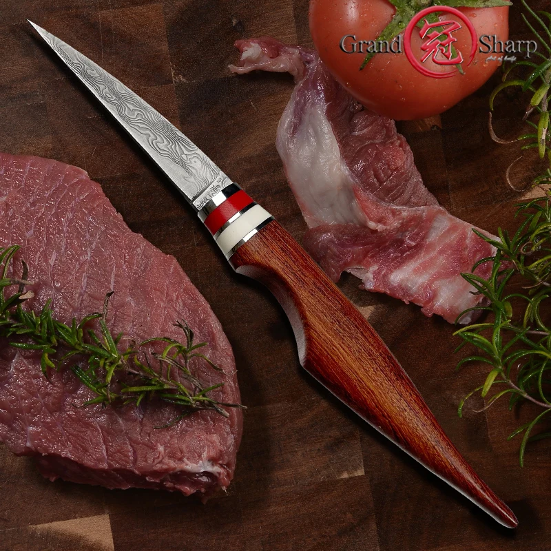Carving Knife 67 Layers Damascus Steel Sharp Vegetable Fruit Platter