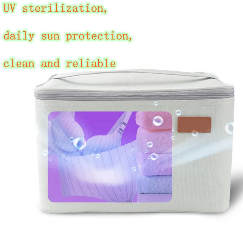 Portable UV Disinfection Bag Sterilizer Box Glasses Towel Anti-Bacteria Bag