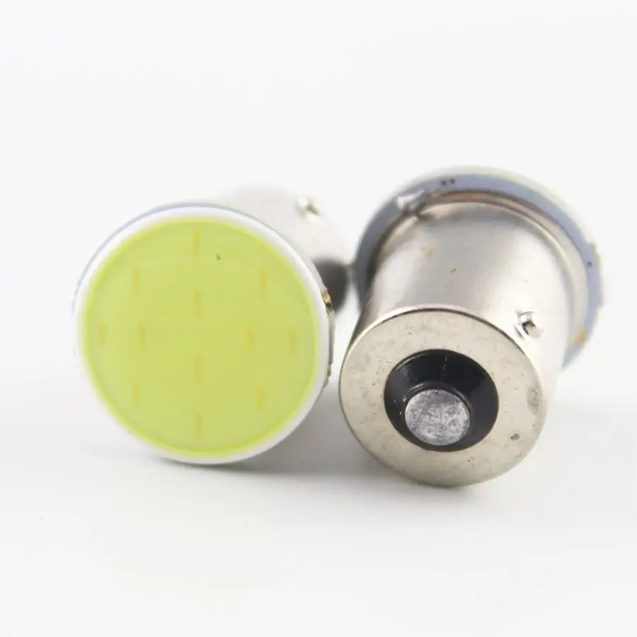 200 шт. S25 1156 BA15S 1157 BAY15D P21/5 Вт COB 12 SMD светодиодный сигнал поворота для автомобиля резервный парковочный Задний габаритный фонарь 12 В