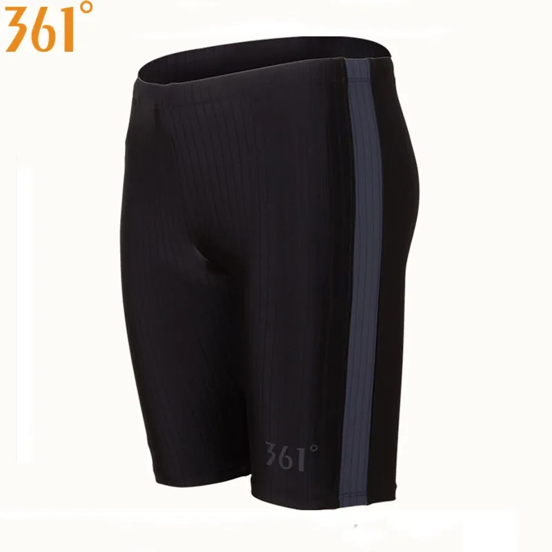 361 Mens High Quality Athletics Swim Trunks Sports Beachwear Quick Dry Pool Swimming Shorts Elastic Tight Board Shorts Plus Size