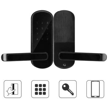 

serrure Electronic Smart Bluetooth APP Card Password Door Lock Digital Keypad Touch key lock