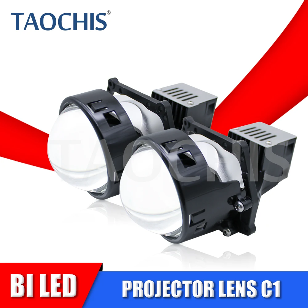 

TAOCHIS C1 3.0 Inches BI LED Projector Lens 55W 6000k HELLA 3R High Beam Low Beam Car Light Upgrade Automotive Lights Universal