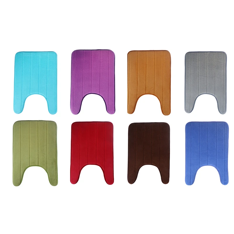 U-образная пена с эффектом памяти коврики для ванной коврик туалета комнаты из