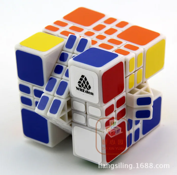 

[Sdip le yuan Wormhole Hunyuan Four Terrace Star Rubik's Cube White] Wormhole 444 Hunyuan Earthstar Abnormity Cube