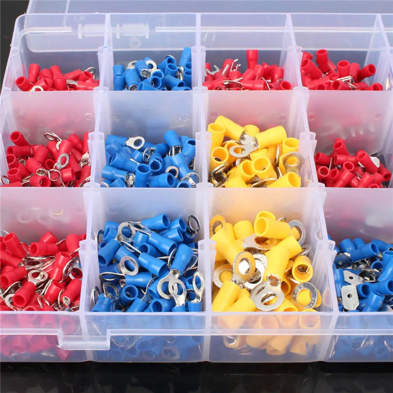 Conjunto de terminais de crimpagem sortidos, 1200