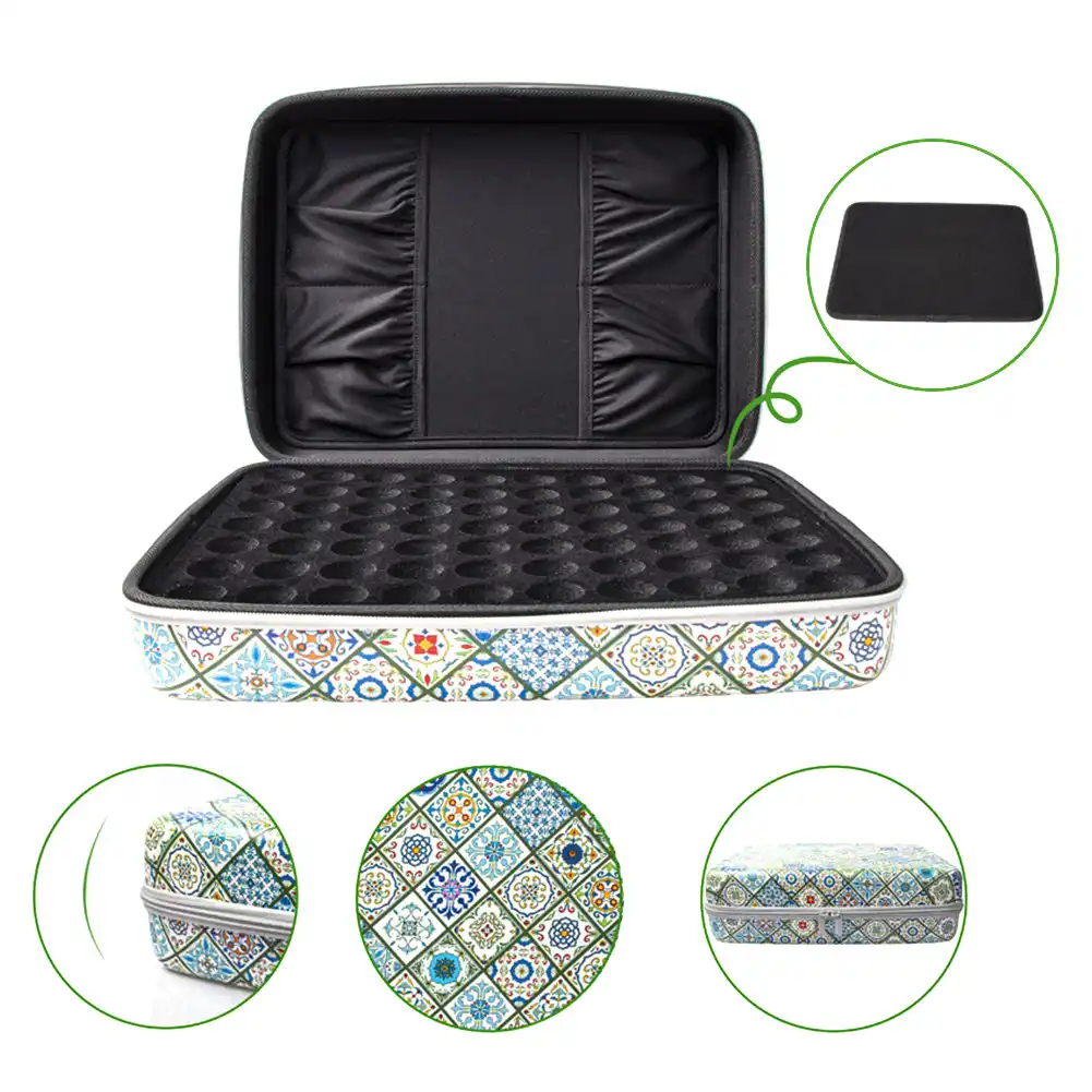 70 44 12 Bottles Essential Oil Case Carrying Holder 10ml 15ml Perfume Oil Essential Oil Box Storage Bag Not Essential Oils Eye Shadow Applicator Aliexpress