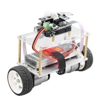 

Arduino Two wheel Balancing Car Self-balancing Robot Kit with HC06 Bluetooth APP Control UNO R3 MPU6050 for DIY PID Automation