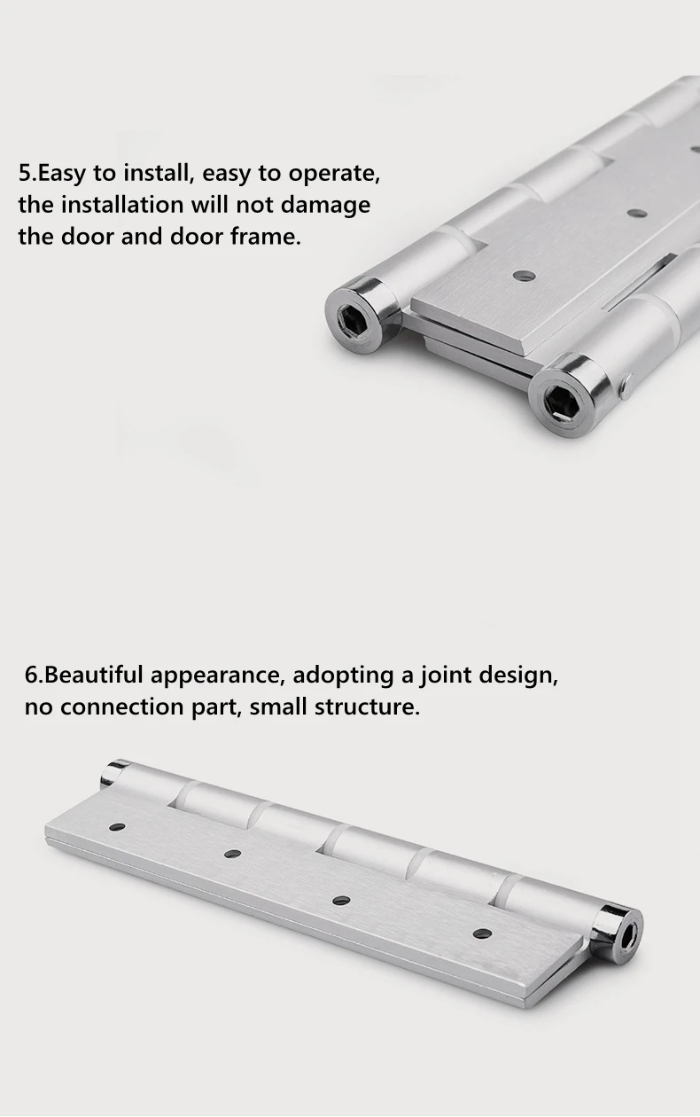 6 дюймов складные стыковые петли мебель для дома дверные петли двойного действия пружинная дверная петля для распашных дверей автоматическое закрытие