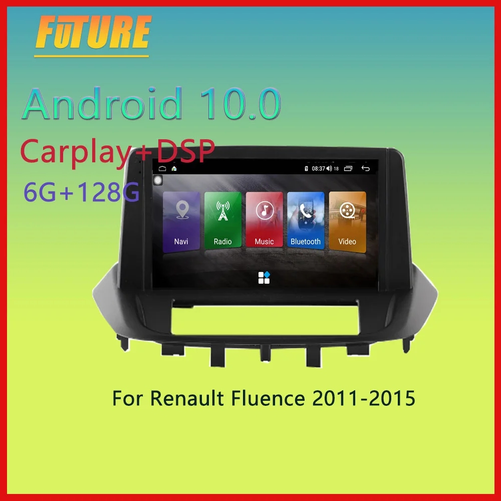 

6G 128G Car Android Radio For Renault Fluence 2011 -2015 Car Multimedia DVD Player Stereo Receiver GPS Navigation 2Din Head Unit