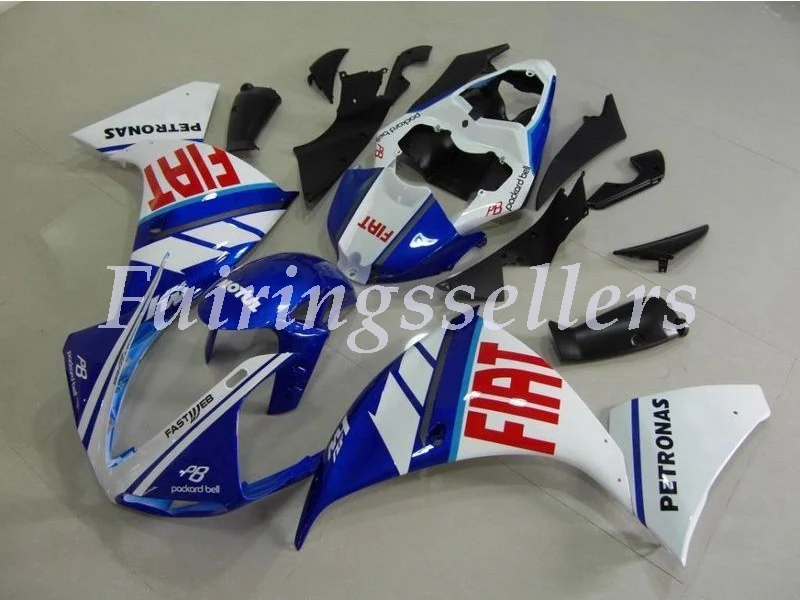 4 бесплатные подарки ABS полном баке обтекатель, пригодный для Yamaha YZF1000 R1 2009 2010 2011 2012 YZF R1 обтекатели комплект серебристо-белый