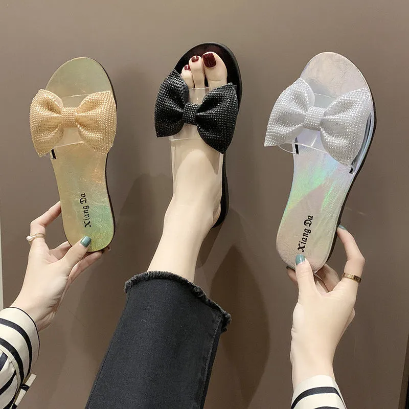 

Women Slippers Summer Platform Wedge Open Toe Casual Shoe Ladies Color Mixing Slide Beach Shoes Woman zapatos de mujer 2020 new