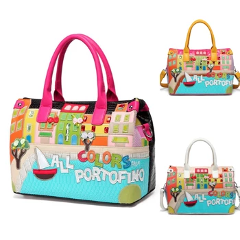 

New European And American Fashion handbags, Ladies handbags, Delicate Embroidery Brand handbags, Shoulder Diagonal Bag