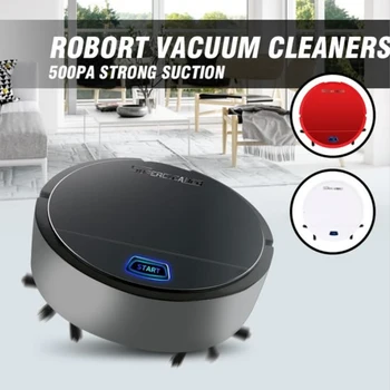 

Powerful Toy Rechargeable Auto Anti-fall Gift Floor Dirt Vacuum Cleaner Electric Dust Office Hair Home Sweeping Robot USB