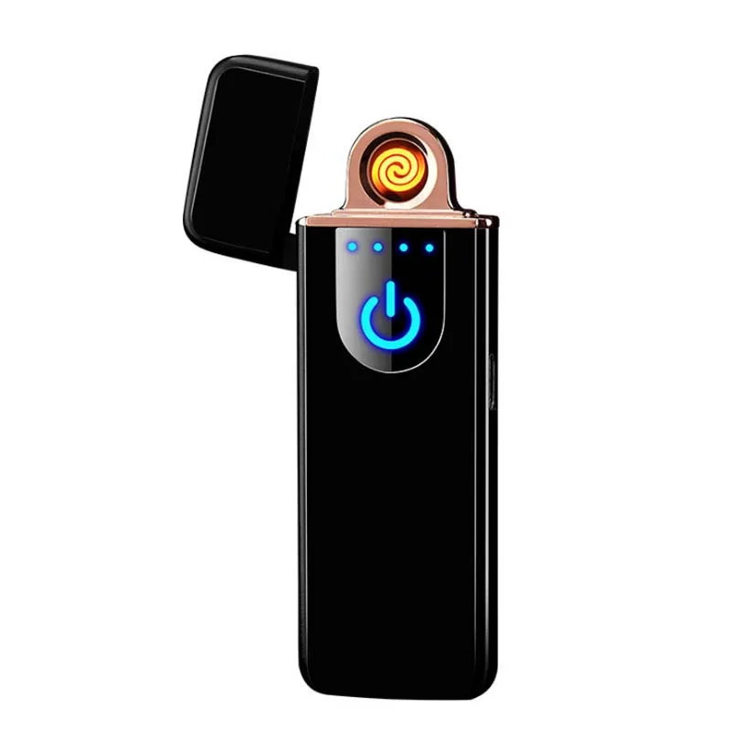 3 типа сенсорный экран электрическая зажигалка с подключением к USB плазменная сигарета зажигалка для курения Электронная Зажигалка Креативный подарок аксессуары для сигарет