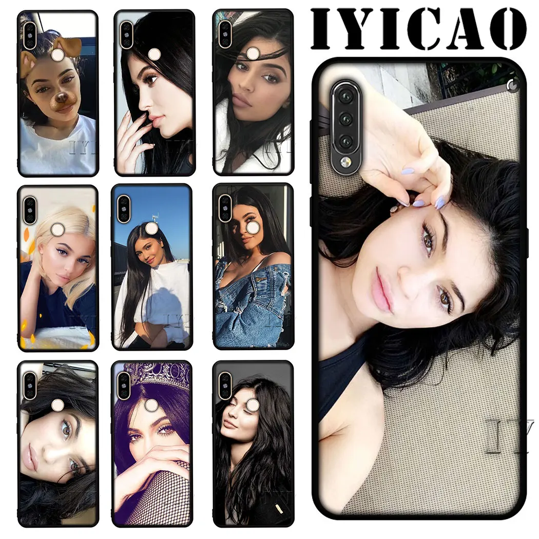 Мягкий телефон IYICAO Kylie Jenner kim kardashian для Xiaomi mi 6 8 9 A2 Lite A3 9T Pro A1 F1 MAX 3 2S CC9E 8SE |