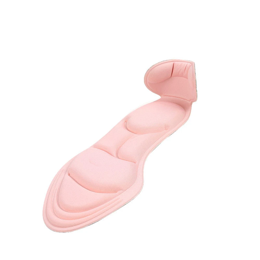 pink Новинка; 1 пара; стелька; женская обувь; нескользящий коврик; вставки; мягкая губка; дышащая Массажная женская обувь на каблуке; Защитные стельки для обуви - Цвет: pink