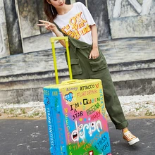 Супер модный чемодан-вертушка, алюминиевая рама, Жесткая Сторона, чемодан для путешествий на колесах, дорожные сумки, сумка для багажа на колесиках 2"~ 28"